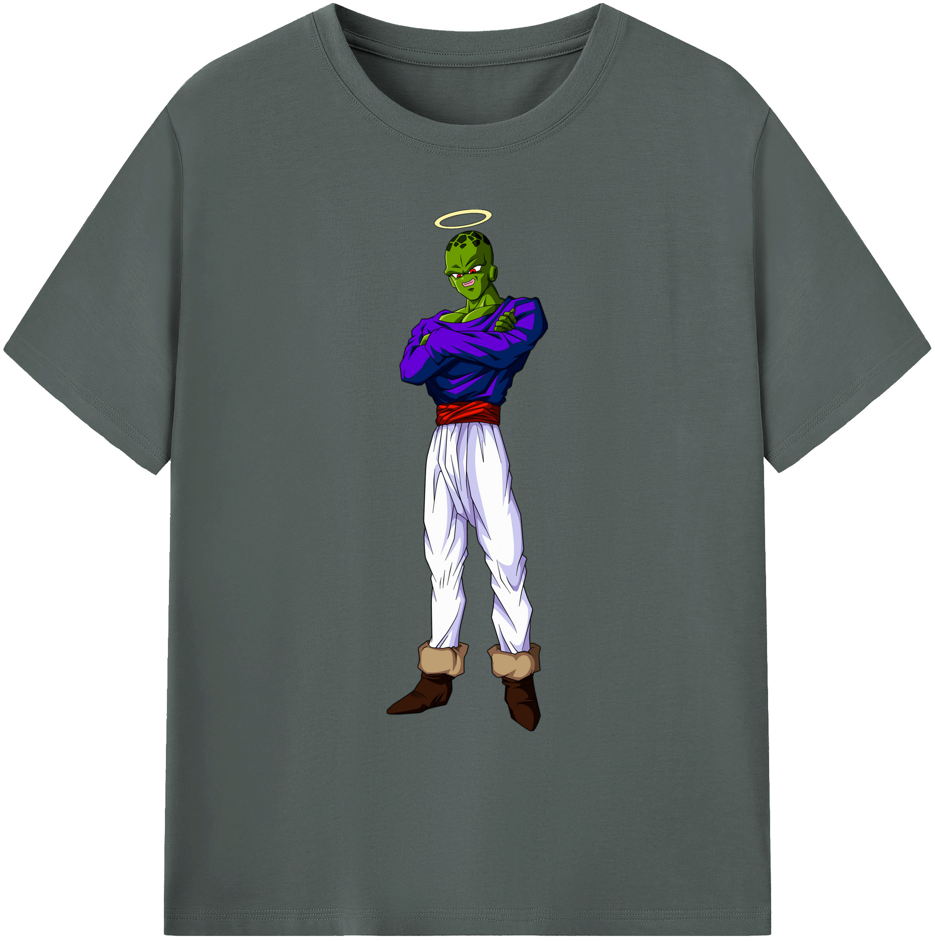 （画像用） ドラゴンボール パイクーハン DRAGON BALL Pikkon 綿100％ メンズ半袖Tシャツ｜肌触りやわらか＆通気性